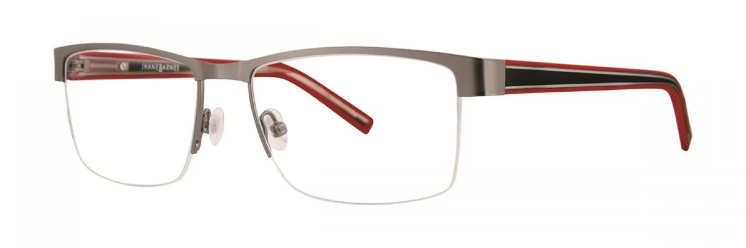 Jhane Barnes Substitution Eyeglasses Gunmetal 56mm Men