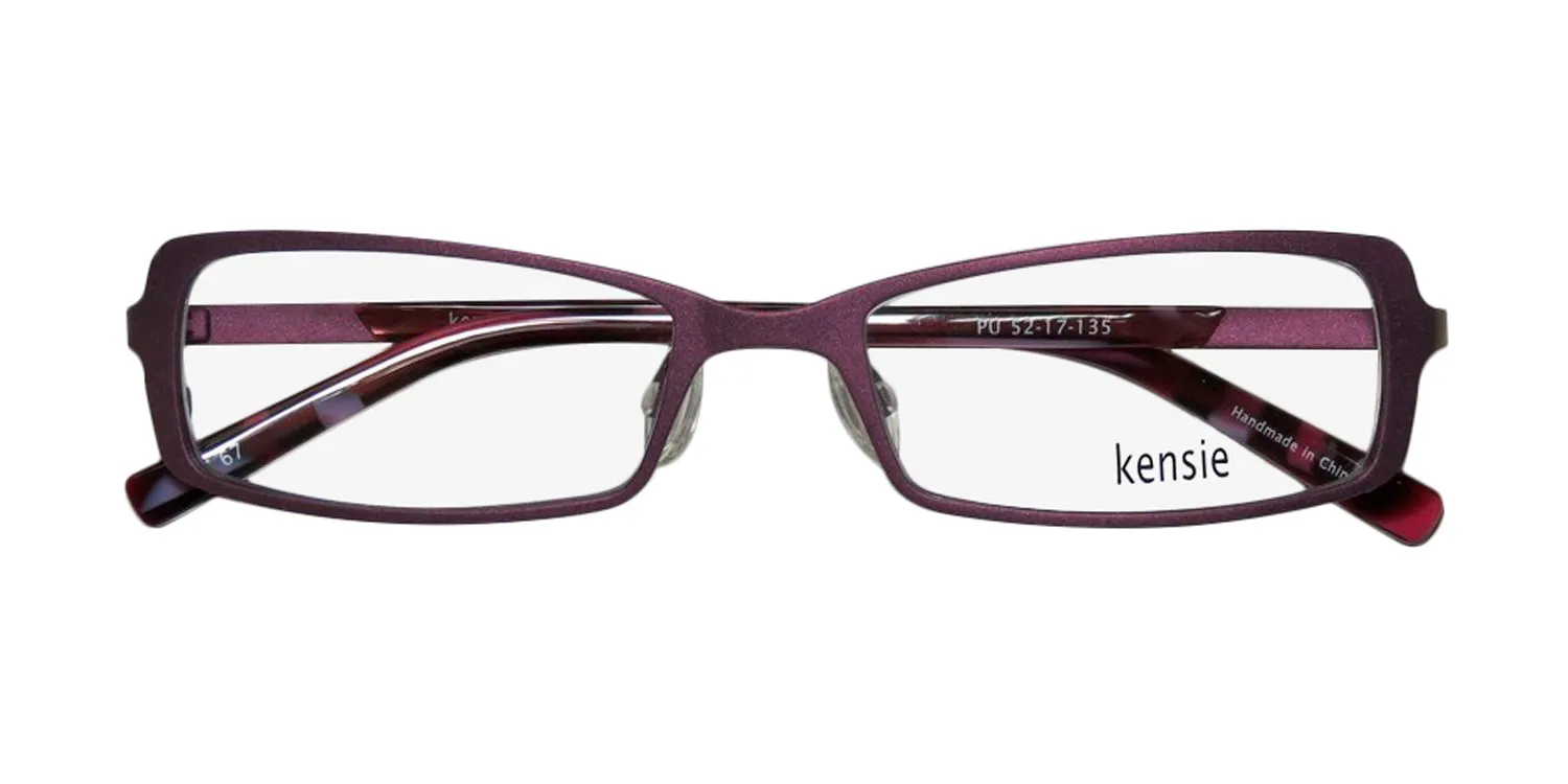 Kensie Exploration pu Eyeglasses Matte Purple With Glitter 52mm 2