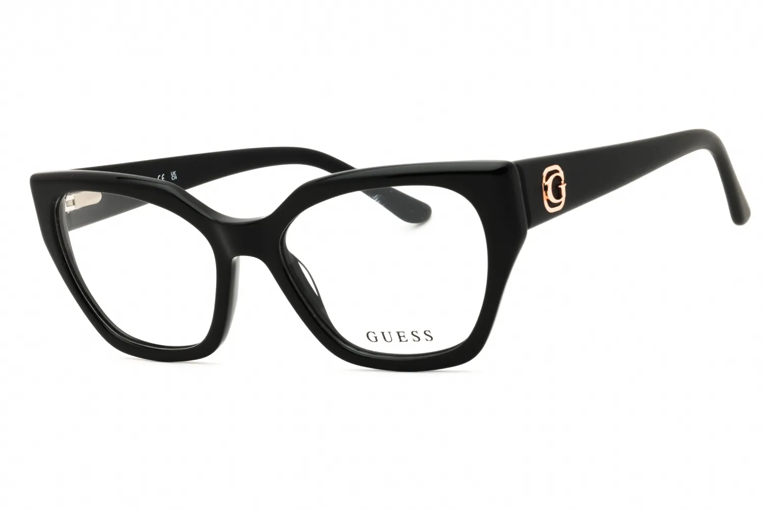 Guess GU50112 001 Eyeglasses Shiny Black 51mm Women