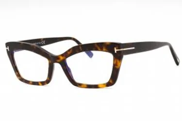 Tom Ford FT5766-B 052 Eyeglasses Dark Havana 54mm