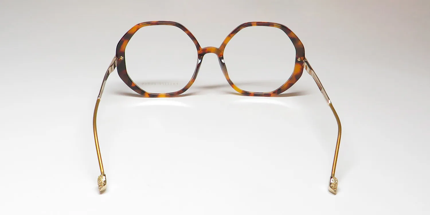 Philipp Plein Vpp053s Plein Panorama Lake 0728 Eyeglasses Black Havana 56mm 5