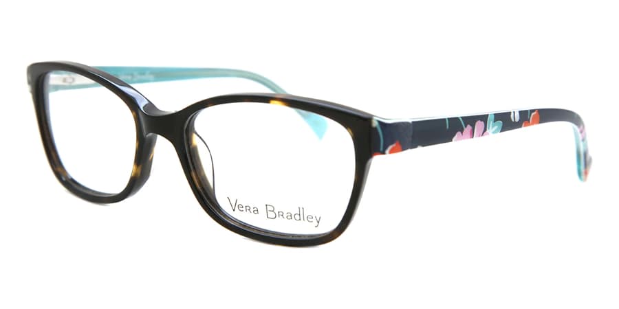 Vera Bradley Naomi SFN Eyeglasses Santiago Floral Navy 49mm Kids