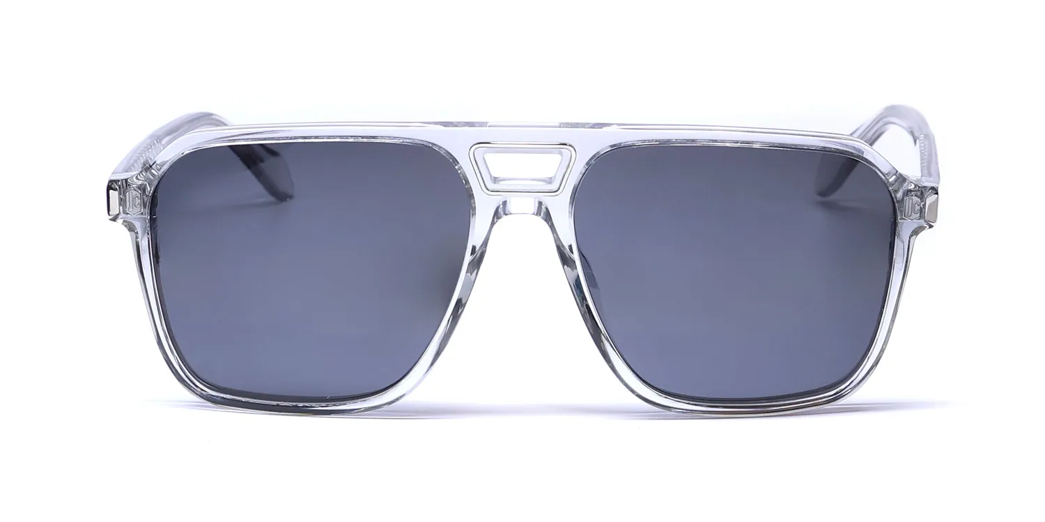 Just Cavalli Sjc036 06a7 Sunglasses Transparent Grey 59mm 3