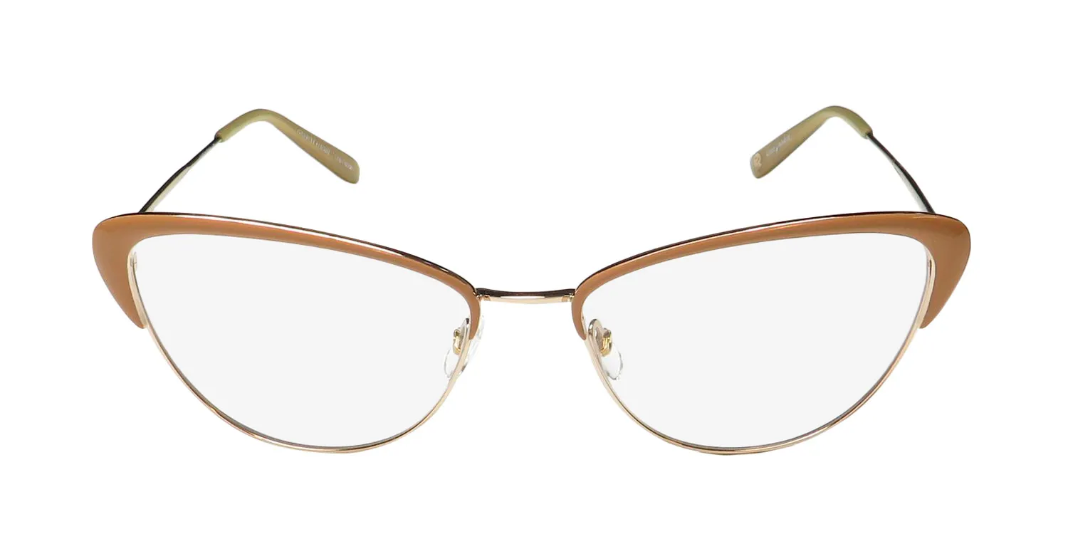 Garrett Leight Vista Blue Light Technology mg-cl Eyeglasses Gold 53mm 3