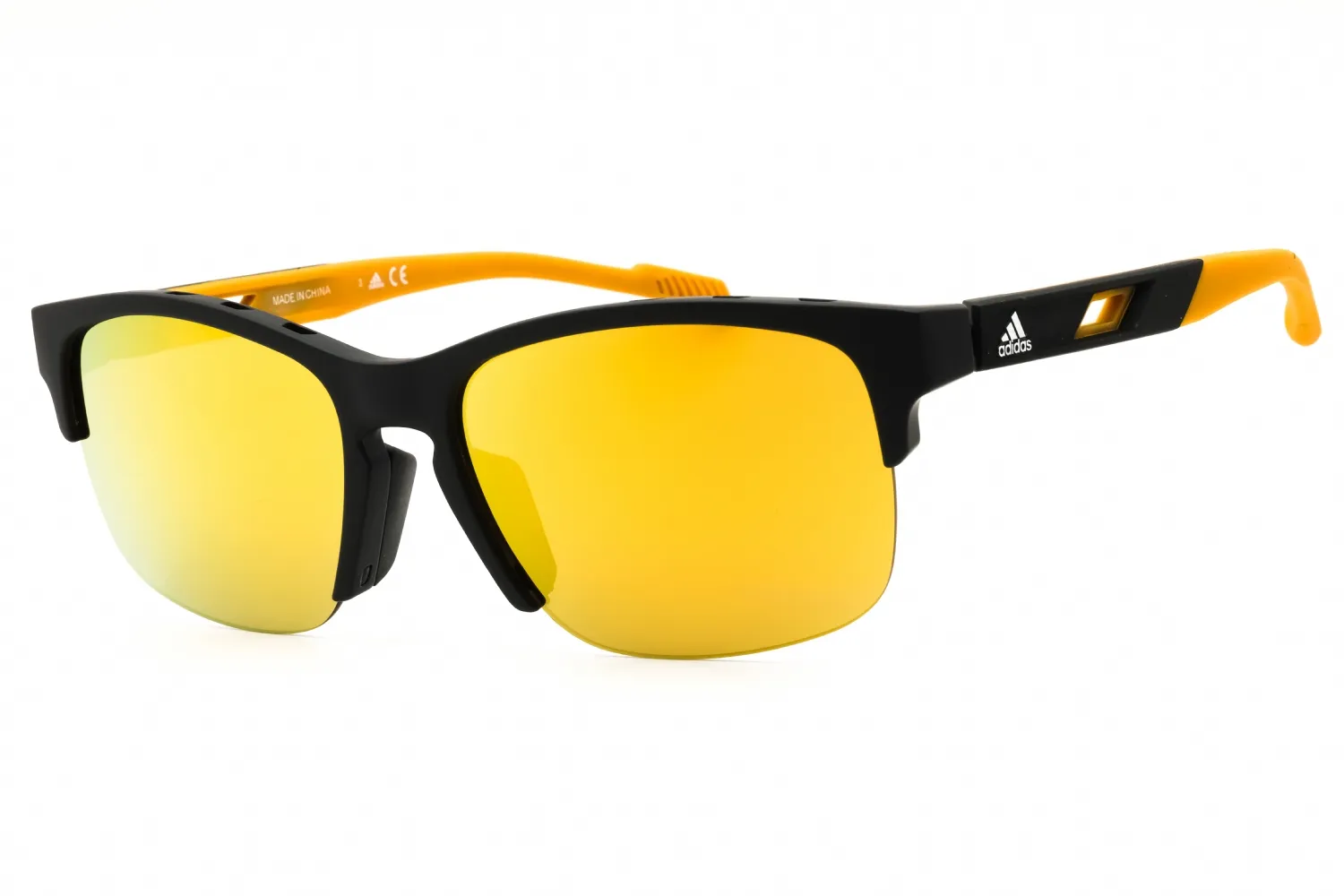 Adidas SP0048 02G Sunglasses Matte Black 57mm Men