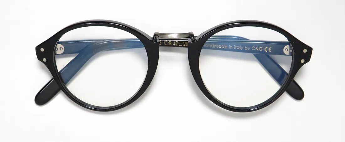 Cutler and Gross 1243 b Eyeglasses Black 47mm 2