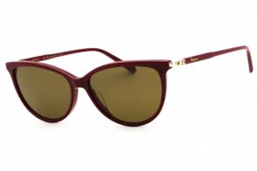 Salvatore Ferragamo SF2870SCP 604 Sunglasses Burgundy 55mm
