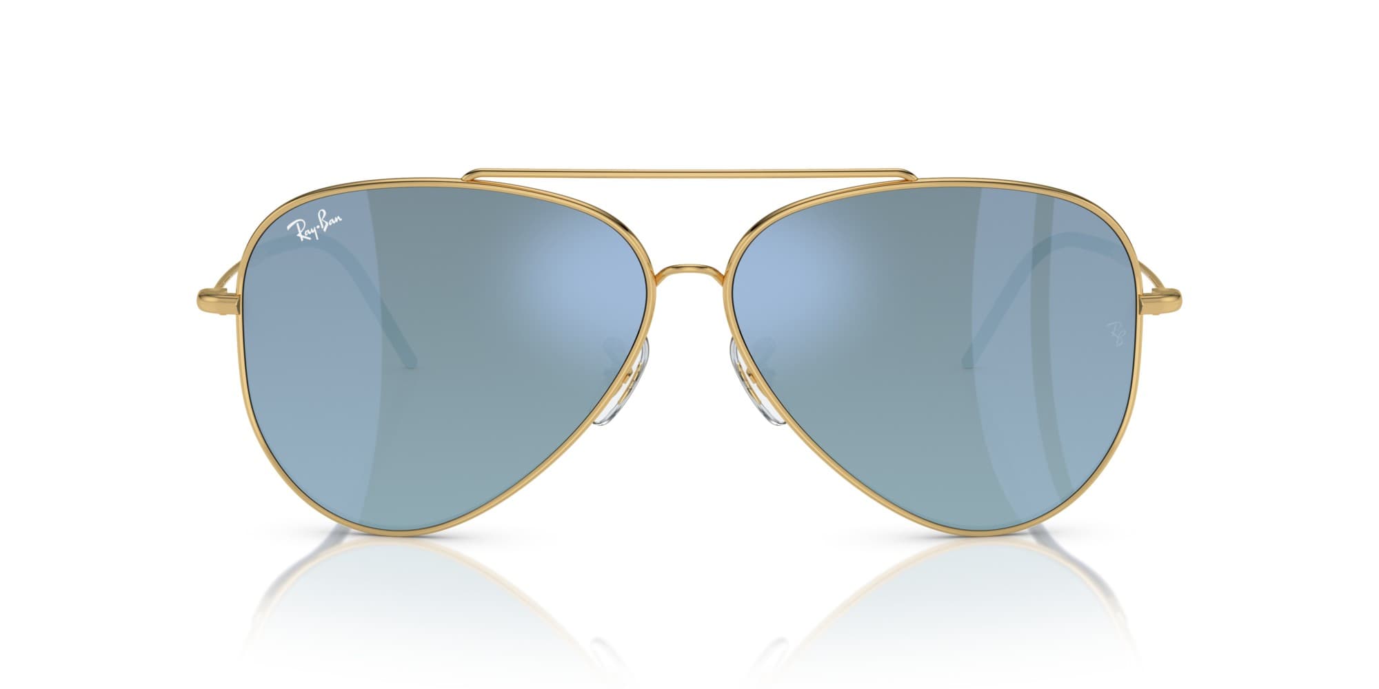 Ray-Ban RBR0101S AVIATOR REVERSE 001GA Sunglasses Gold 59mm Men 2