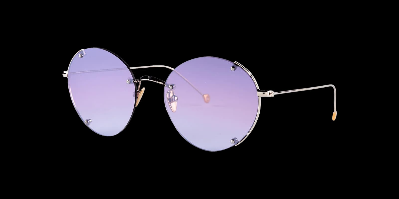 Nathalie Blanc Madeleine C227 Sunglasses Gold Grey 53mm Women