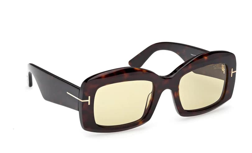 Tom Ford FT1218 52E Sunglasses Dark Havana 53mm Women 5