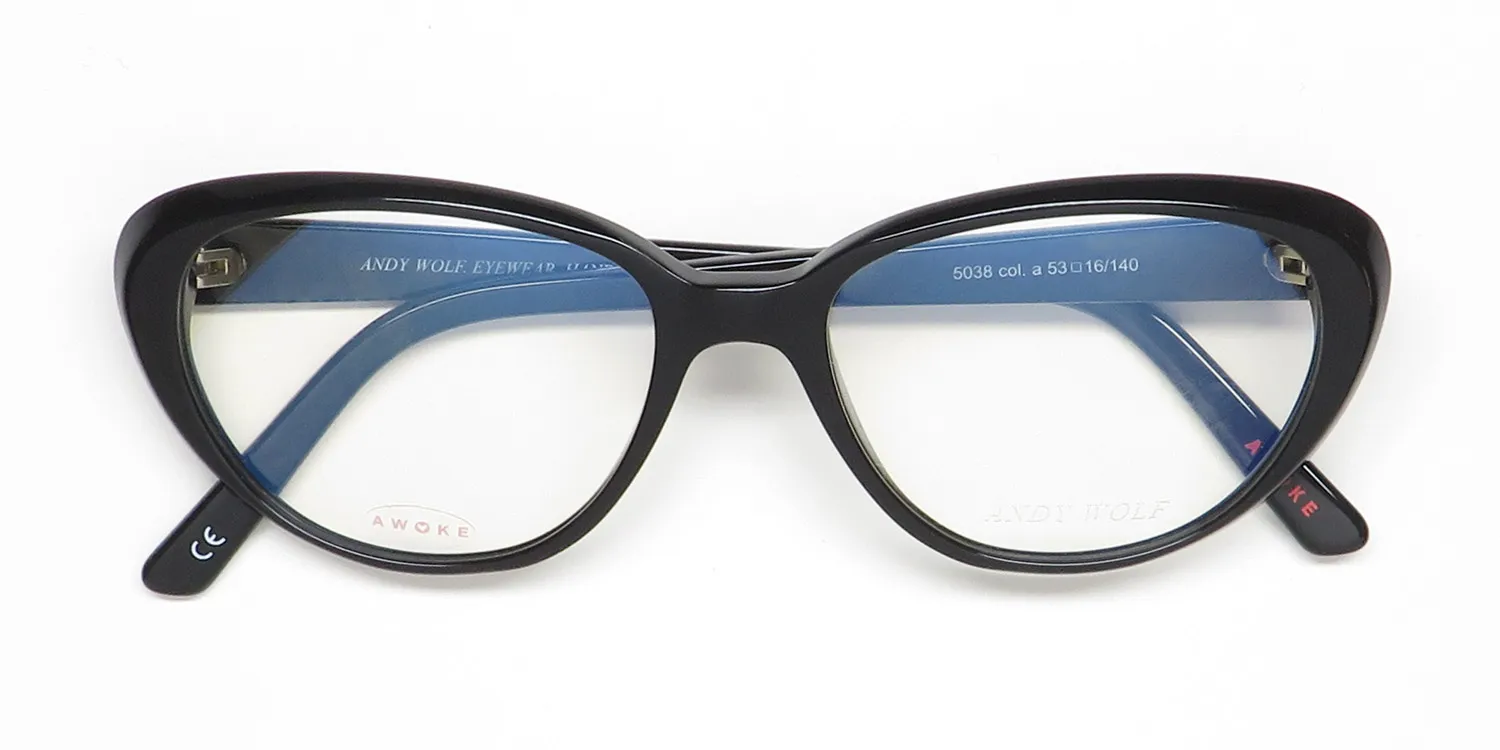 Andy Wolf 5038 a Eyeglasses Black 53mm 2