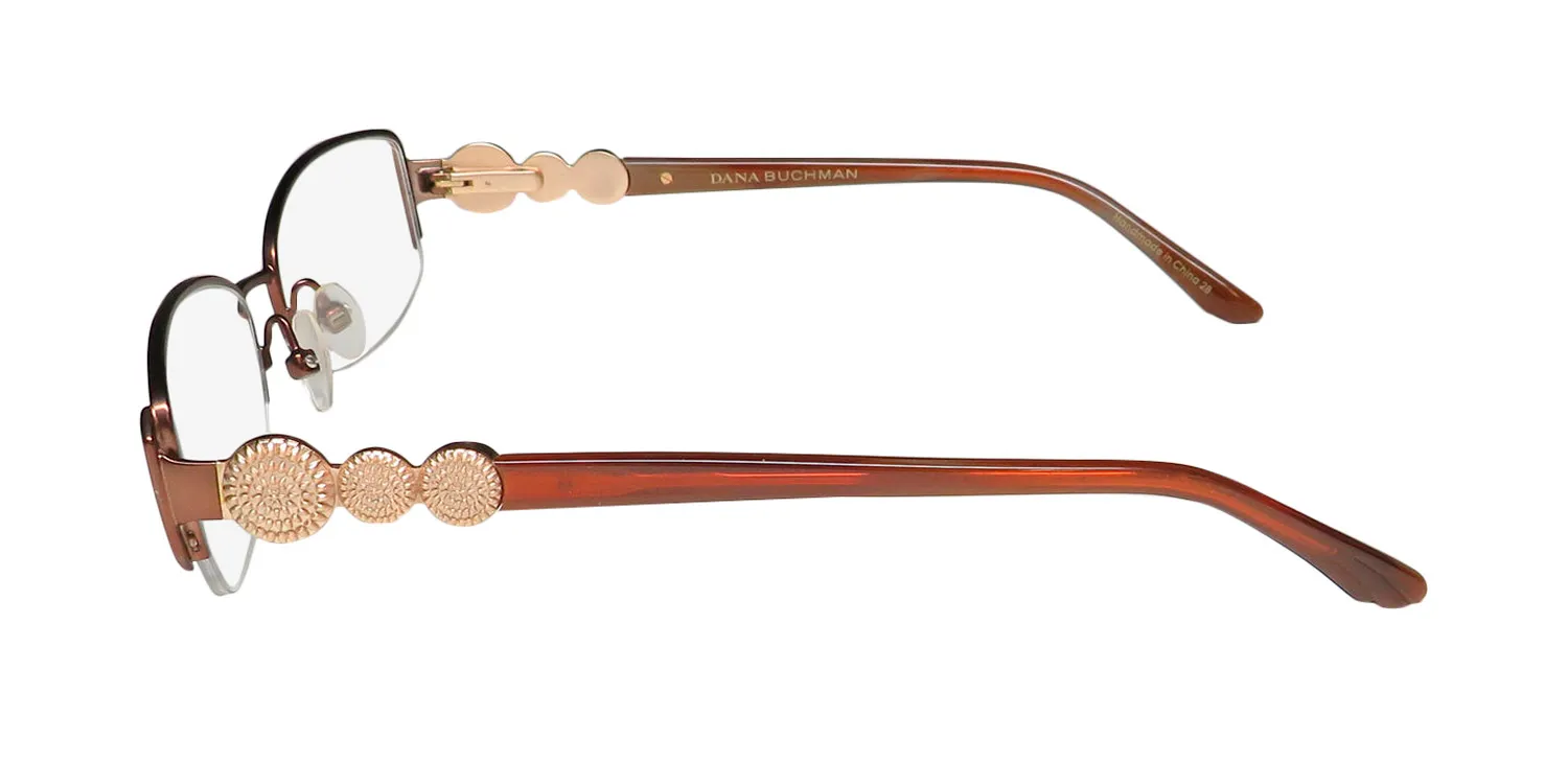 Dana Buchman Sapphira br Eyeglasses Brown 51mm 4