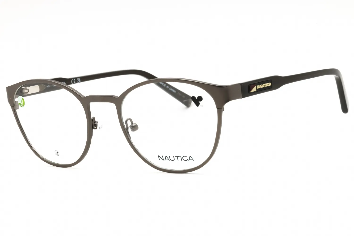 Nautica N7345 030 Eyeglasses Matte Gunmetal 52mm Men