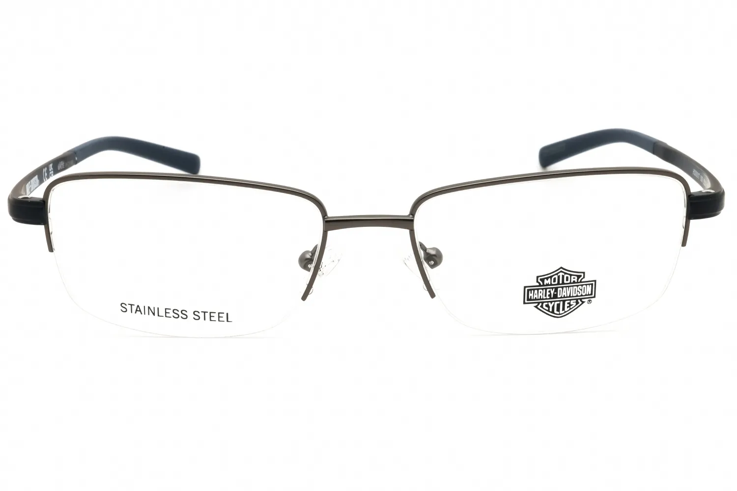 Harley Davidson HD00017 009 Eyeglasses Matte Gunmetal 56mm Men 2