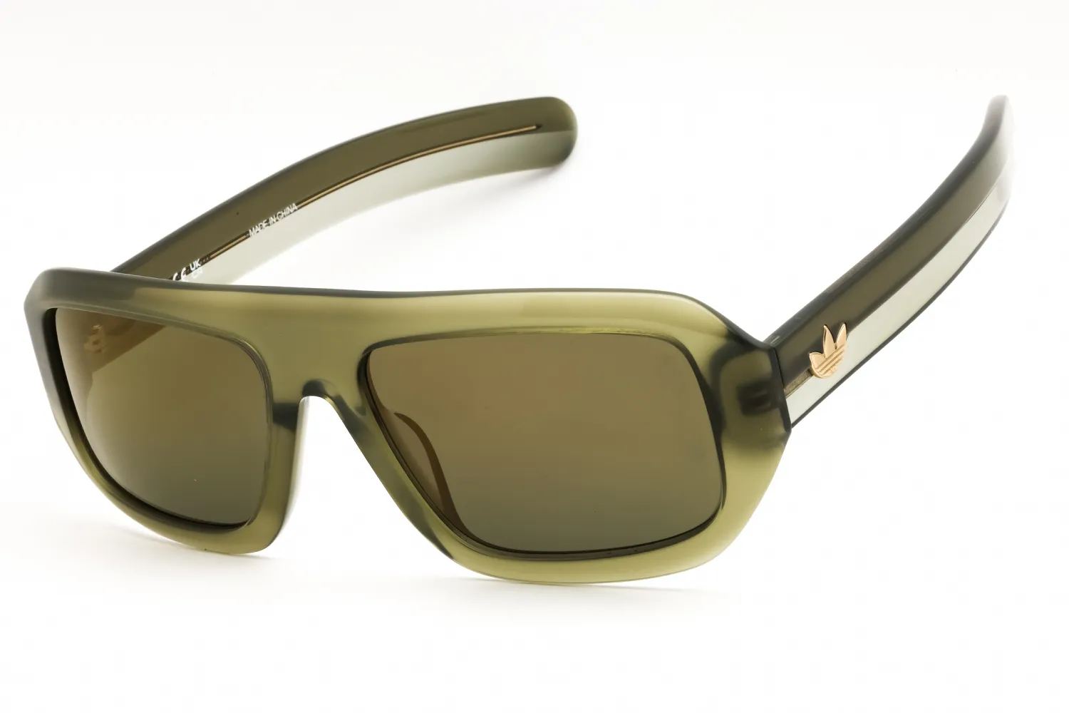 Adidas OR0131 96Q Sunglasses Shiny Dark Green 58mm Unisex