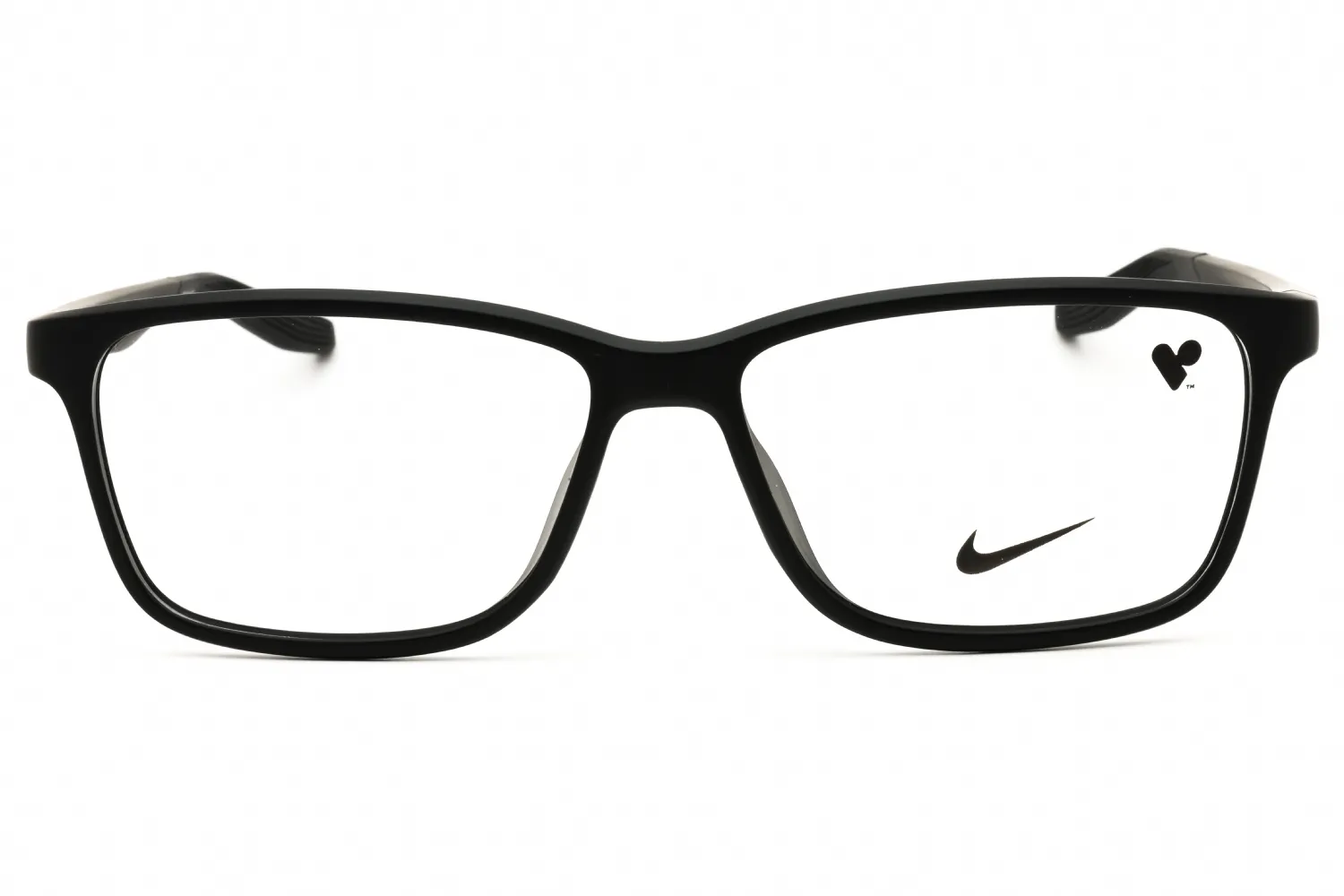 Nike NIKE 7118N 001 Eyeglasses Matte Black 55mm Unisex 2