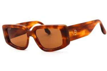 Victoria Beckham VB670S 223 Sunglasses Striped Blonde Havana 54mm