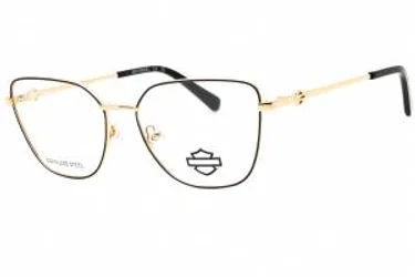 Harley Davidson HD50118 001 Eyeglasses Shiny Black 54mm