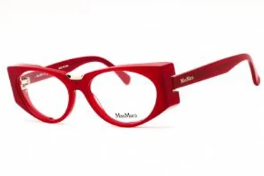 Max Mara MM5158 066 Eyeglasses Shiny Red 54mm
