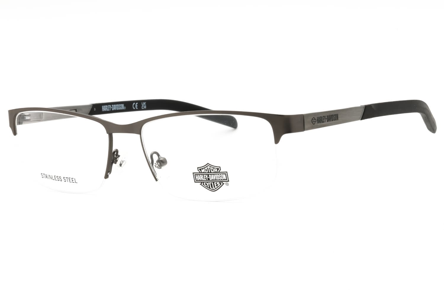 Harley Davidson HD00015 9 Eyeglasses Matte Gunmetal 58mm Men