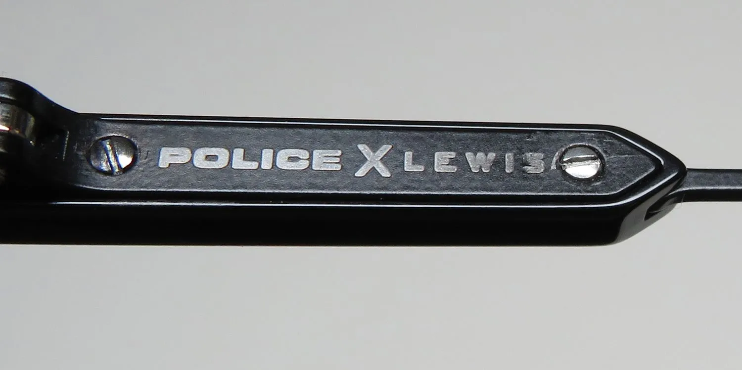 Police Lewis Hamilton 10 Spla31 Blue Light Technology 0700 Eyeglasses Black 50mm 7