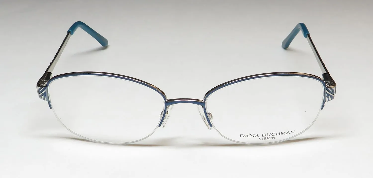 Dana Buchman Eugenia te Eyeglasses Teal 52mm 3