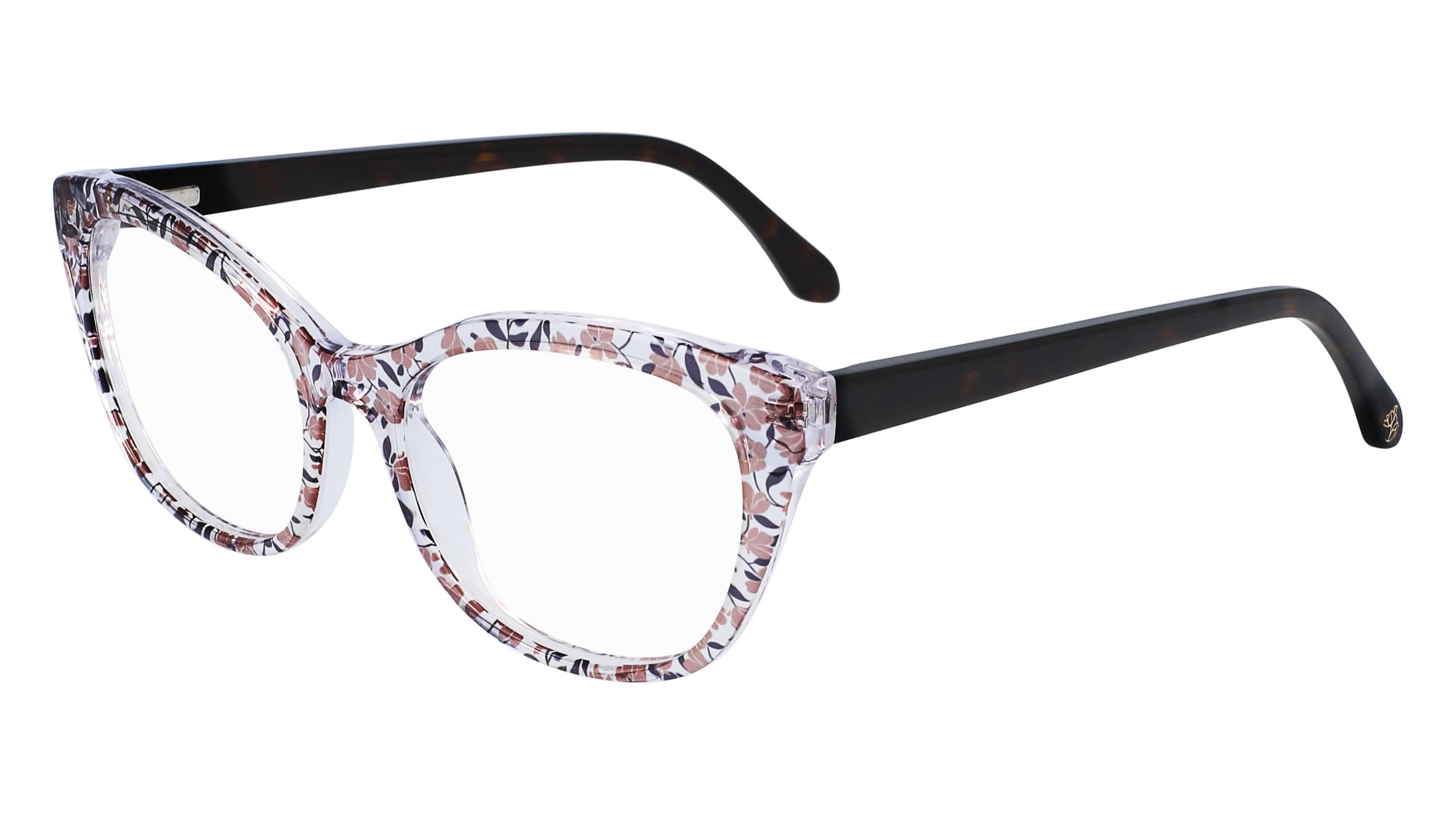 Draper James DJ5014 210 Eyeglasses Brown Floral 52mm Women