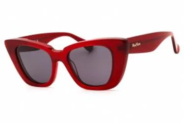 Max Mara MM0099 66A Sunglasses Shiny Red 50mm
