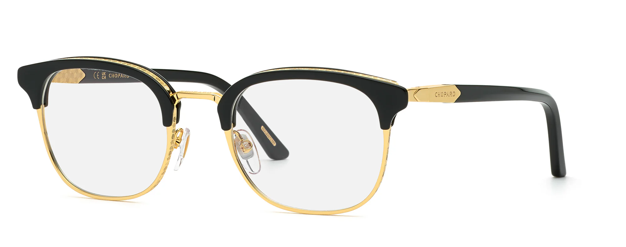 Chopard VCHG59 700 Eyeglasses Shiny Black 51mm Men