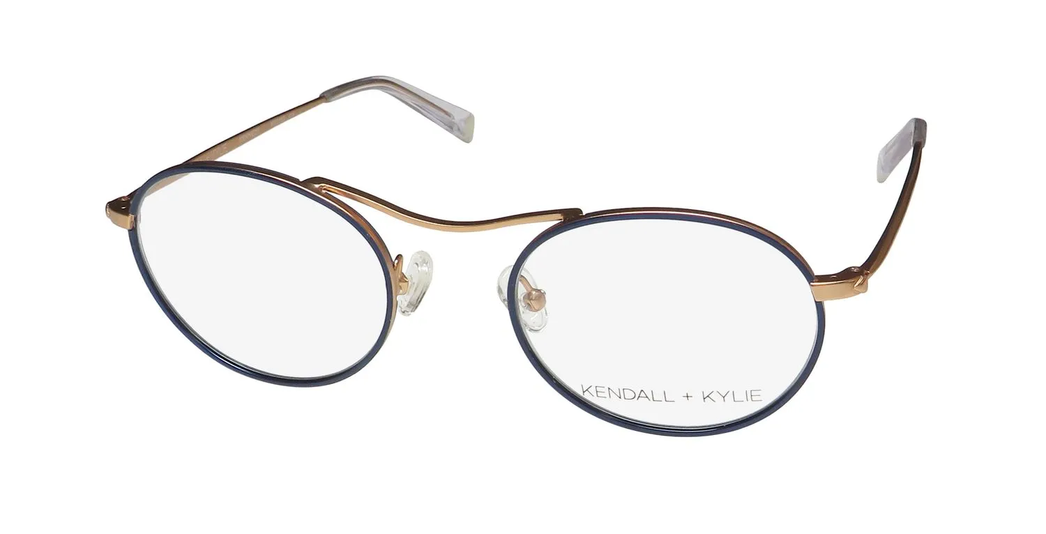 Kendall + Kylie Kko158 Kennedy 414 Eyeglasses Navy 49mm