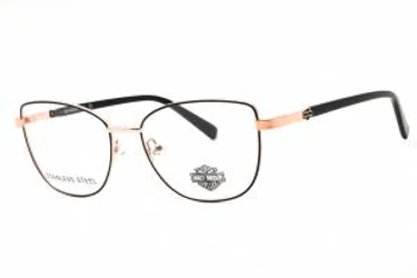 Harley Davidson HD0575 001 Eyeglasses Shiny Black 53mm