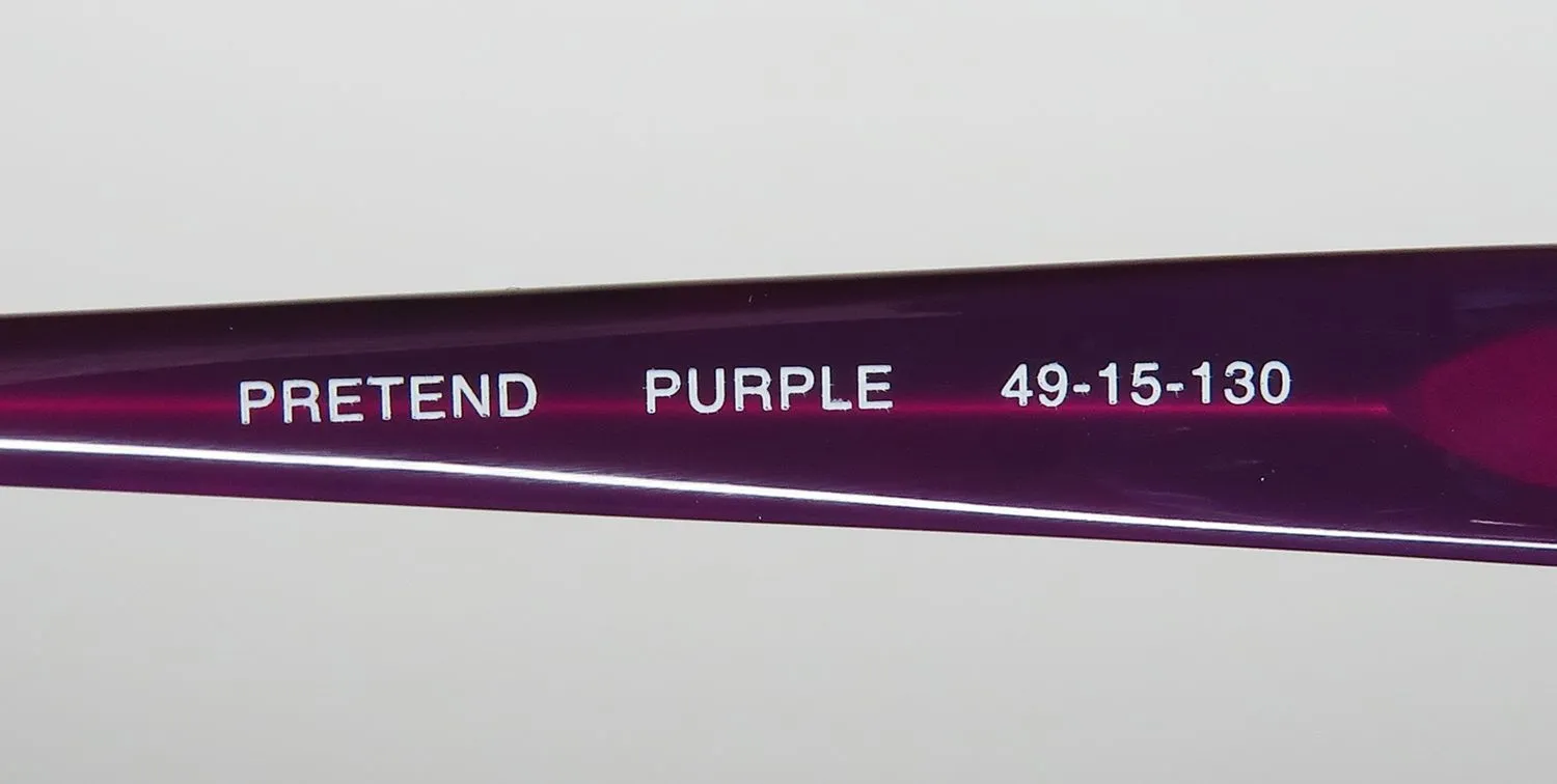 Lucky Brand Pretend purple Eyeglasses Purple 49mm 8