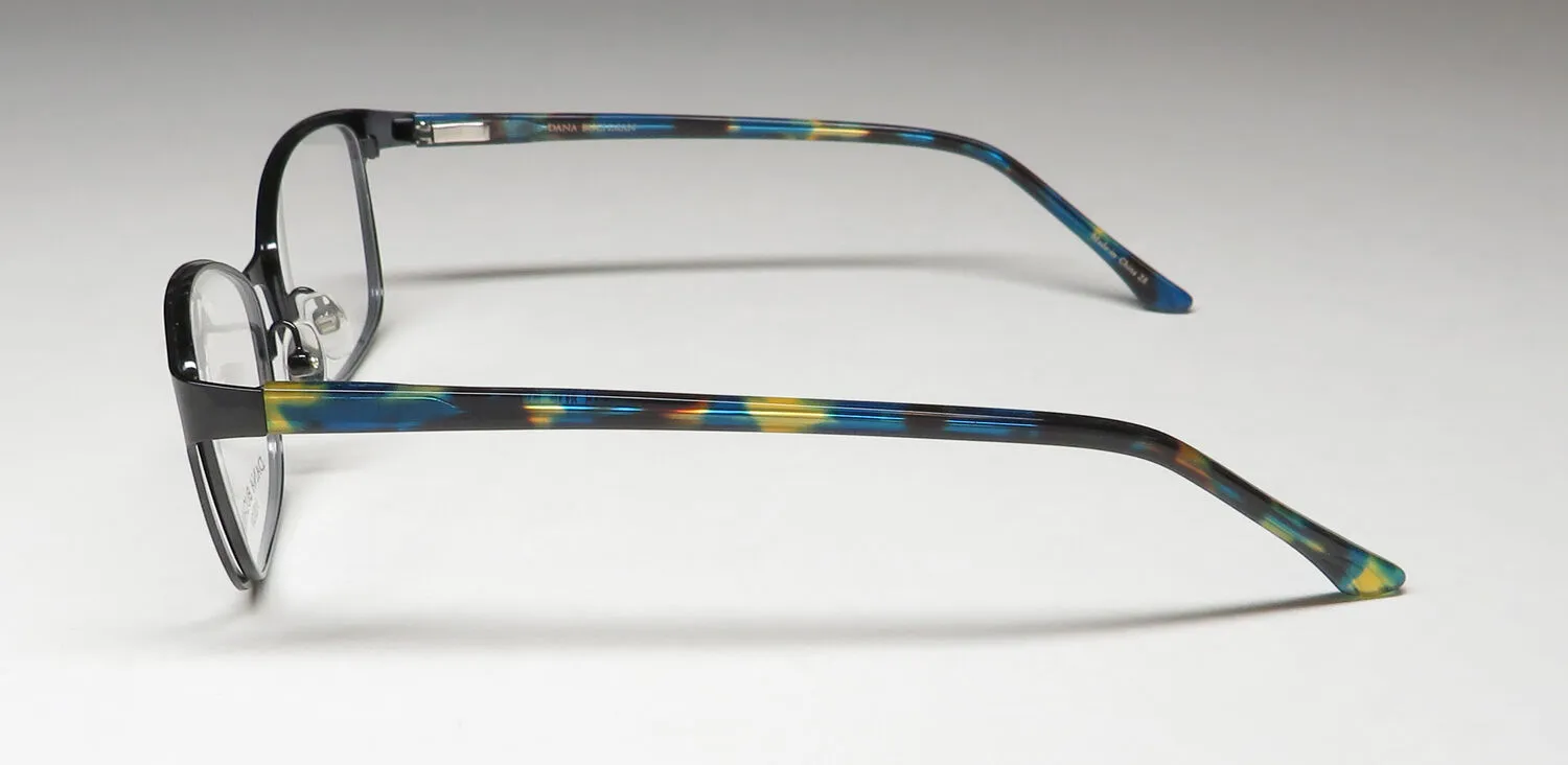 Dana Buchman Sue Ellen te Eyeglasses Teal 52mm 4