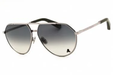 Philipp Plein SPP007V 0508 Sunglasses Shiny Gunmetal 64mm
