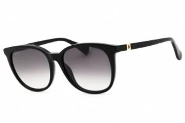 Max Mara MM0022 01B Sunglasses Shiny Black 56mm