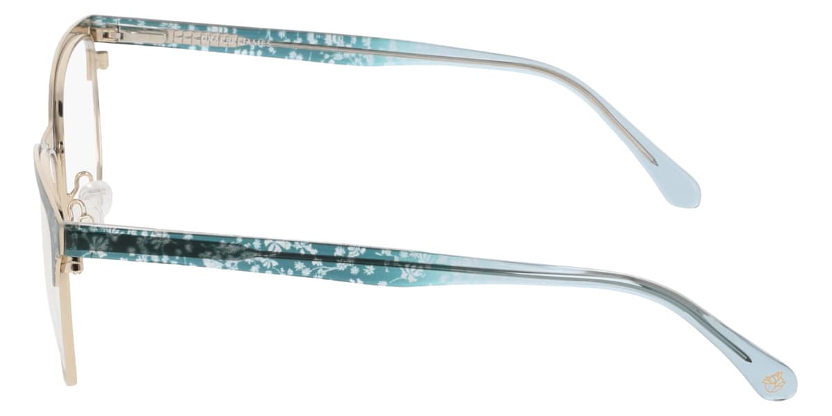 Draper James DJ5065 302 Eyeglasses Emerald Floral 54mm Women 3