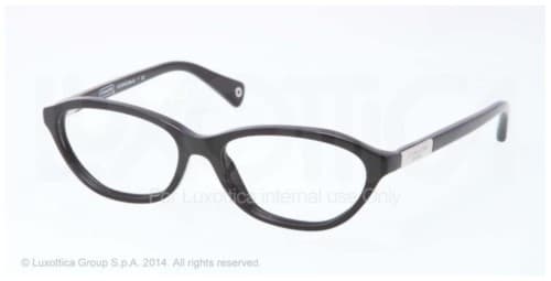 Coach HC 6046 Maria 5002 Black Eyeglasses Black 52mm Women