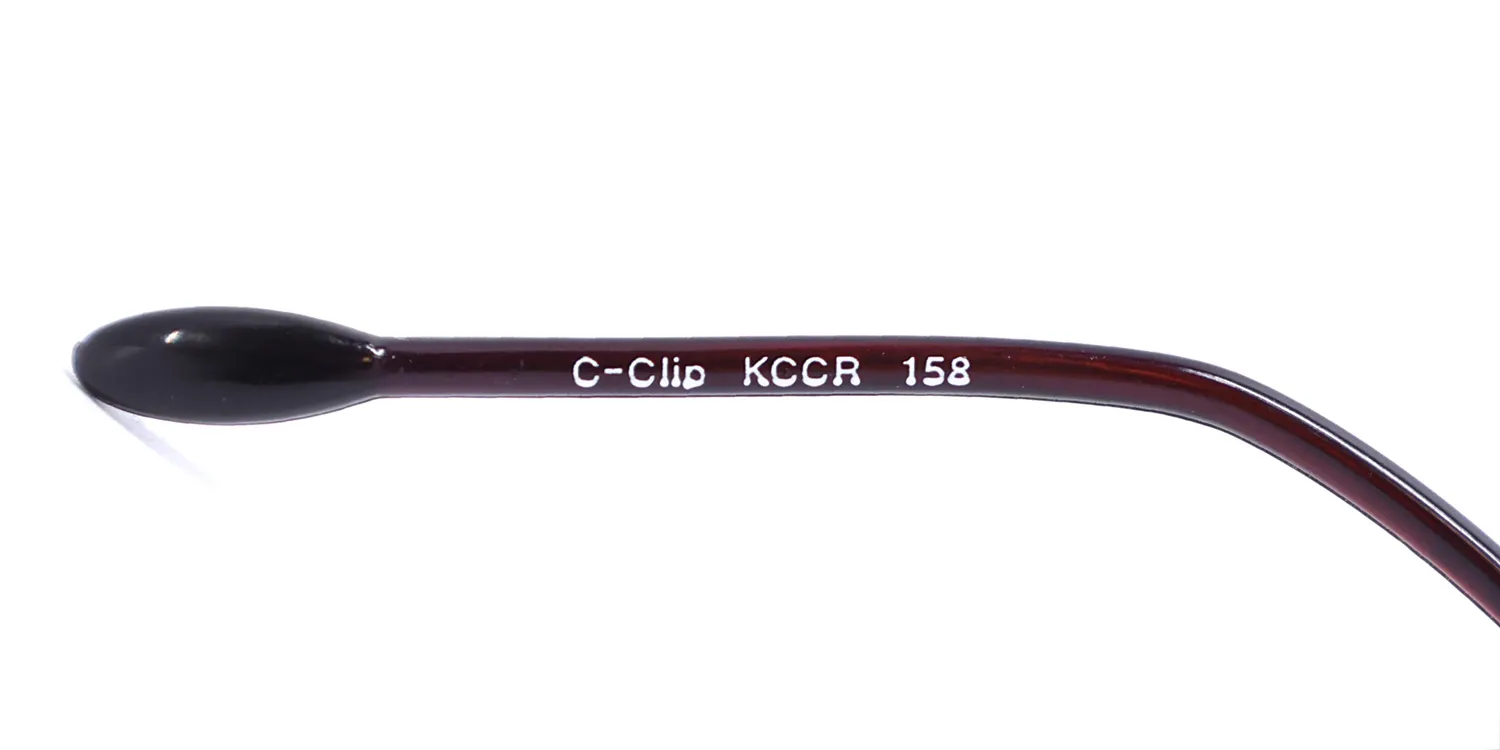 Elite Eyewear C-Clip 158 mrlt Eyeglasses Merlot 44mm Unisex 9