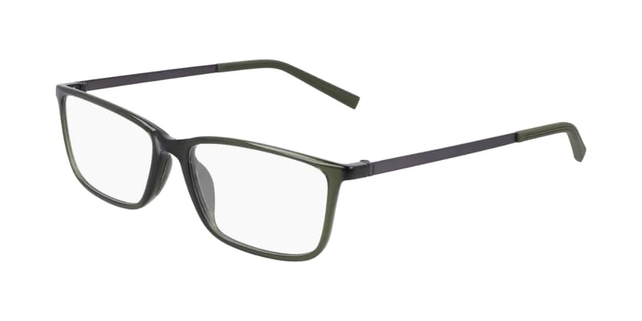 Flexon FLEXON EP8014 310 Eyeglasses Shiny Olive 56mm Unisex