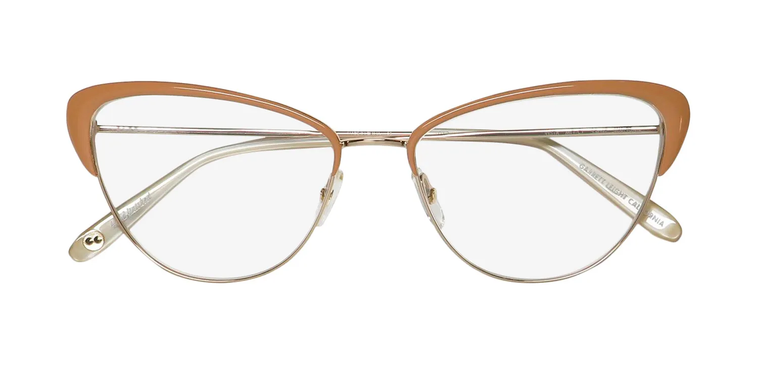 Garrett Leight Vista Blue Light Technology mg-cl Eyeglasses Gold 53mm 2