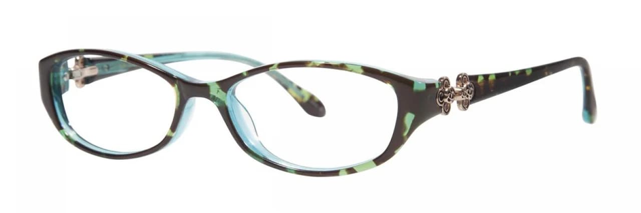 Lilly Pulitzer Kolby Eyeglasses Tortoise Aqua 49mm Women