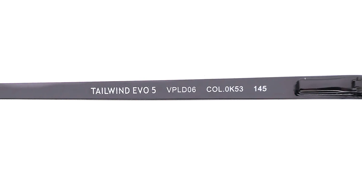 Police Vpld06 Tailwind Evo 5 0k53 Eyeglasses Shiny Gunmetal 56mm 8