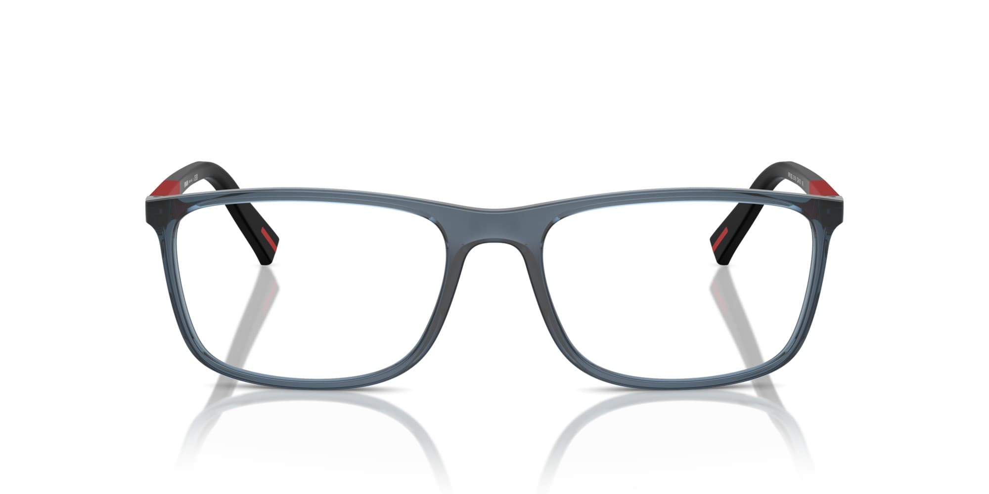 Prada VPRA51 1AB-1O1 Eyeglasses Blue 55mm Unisex 2