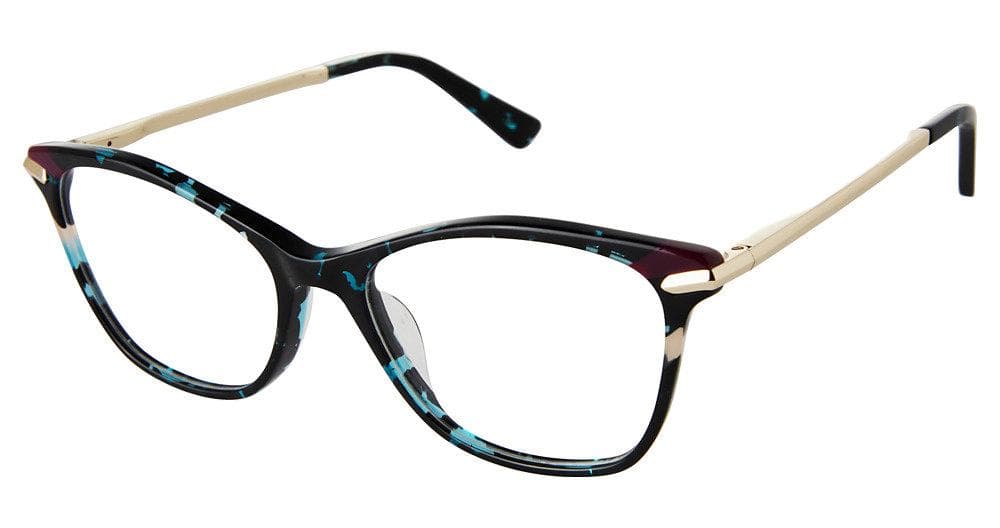 Ann Taylor ATP825 02 Eyeglasses Chambray Tortoise 51mm Women