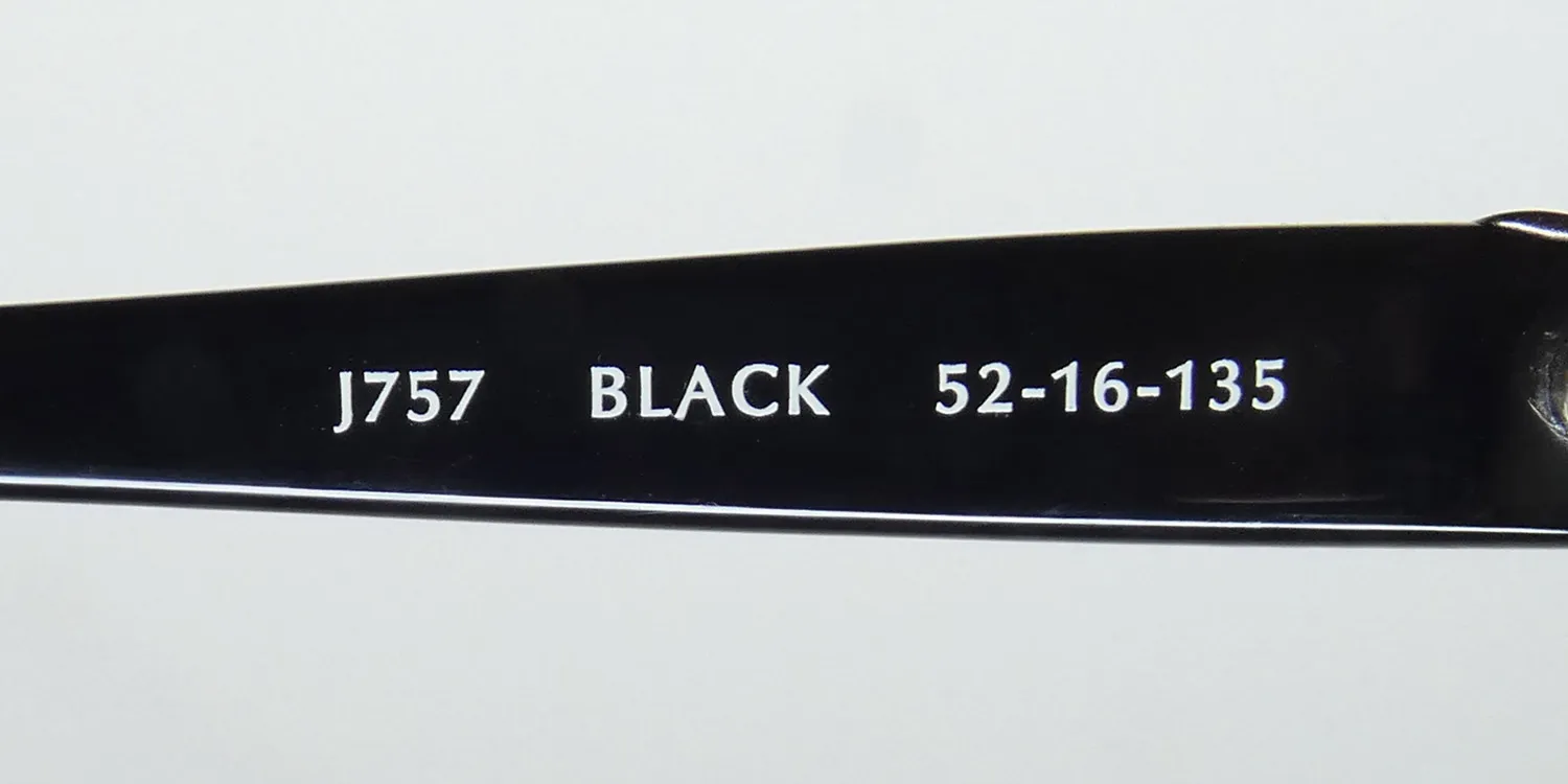 Jones New York J757 black Eyeglasses Black 52mm 8