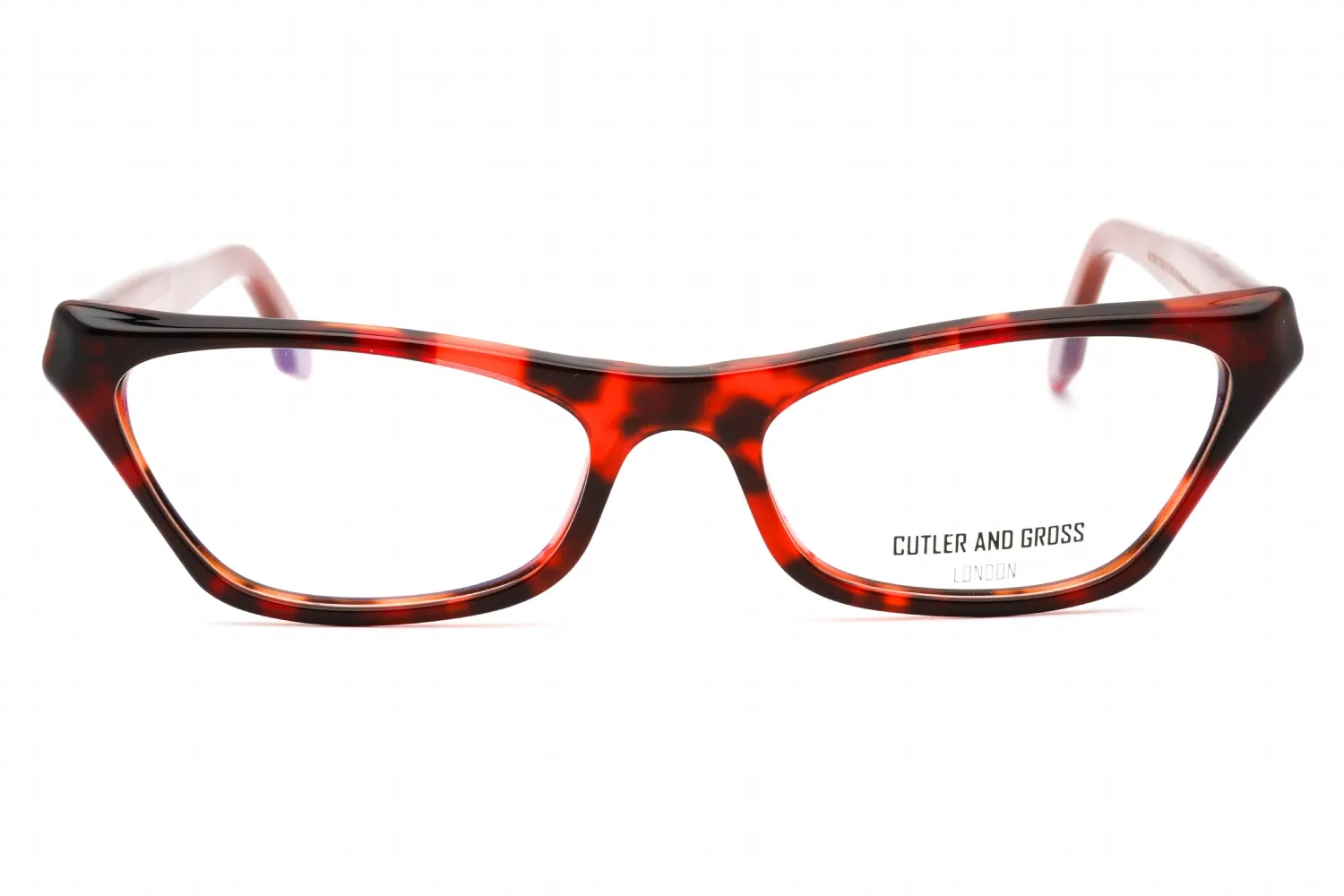 Cutler and Gross CG1329 002 Eyeglasses Red 57mm Women 2