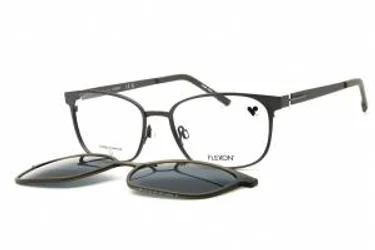 Flexon FLX1008MAG-SET 033 Eyeglasses Matte Gunmetal 56mm