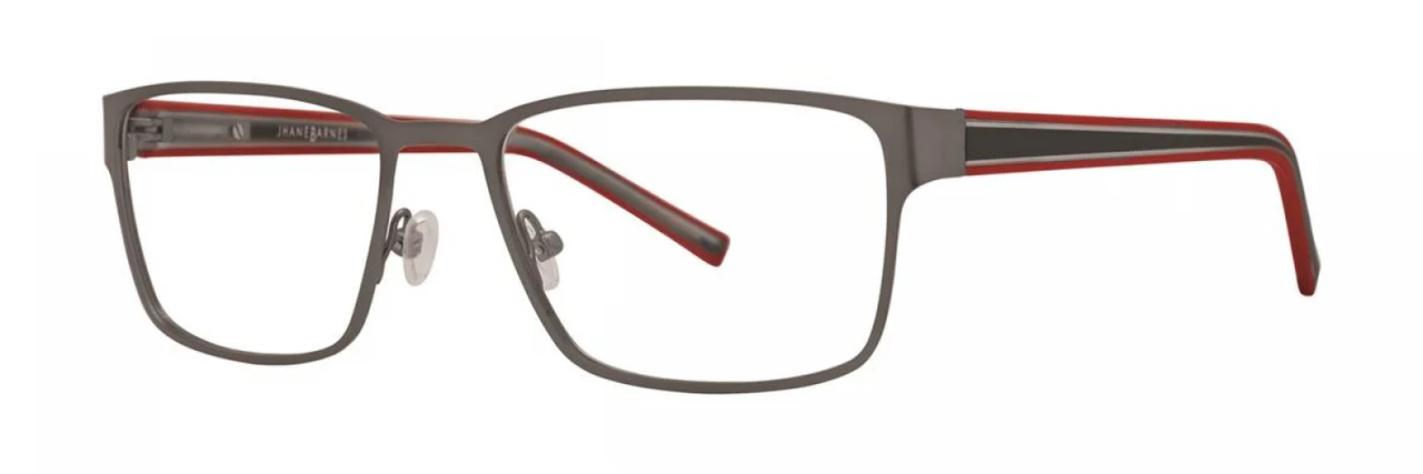 Jhane Barnes Divisor Eyeglasses Gunmetal 54mm Men