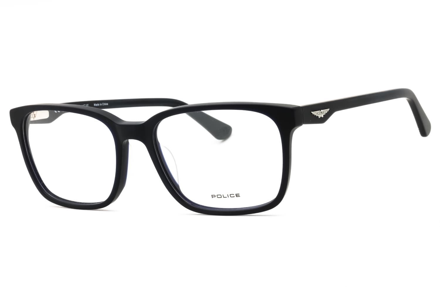 Police VPLN81 3LWM Eyeglasses Matte Navy 55mm Men