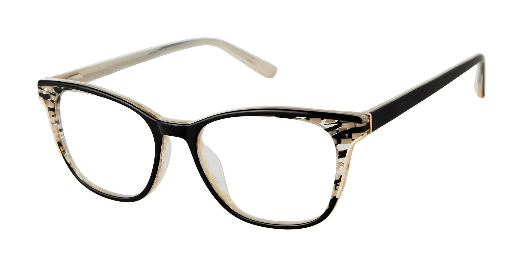 L.A.M.B. LA124 BLK Eyeglasses Black 50mm Women